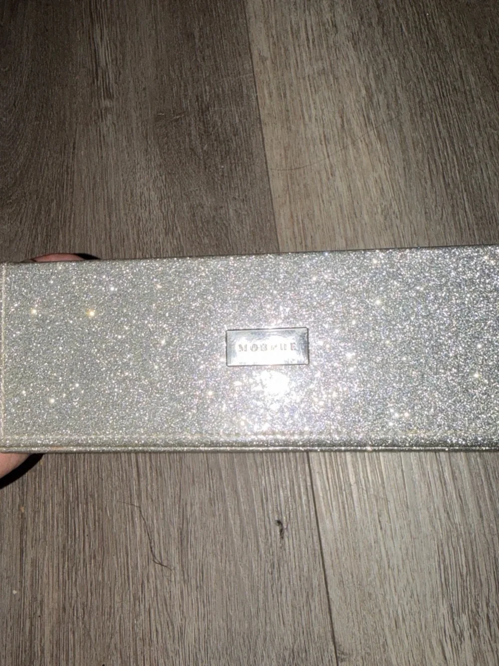 Morphe Silver Glitter Jewelry Case